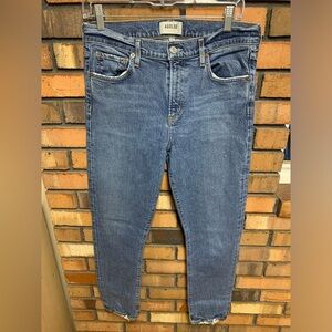 AGOLDE Toni Mid Rise Straight Leg Jeans